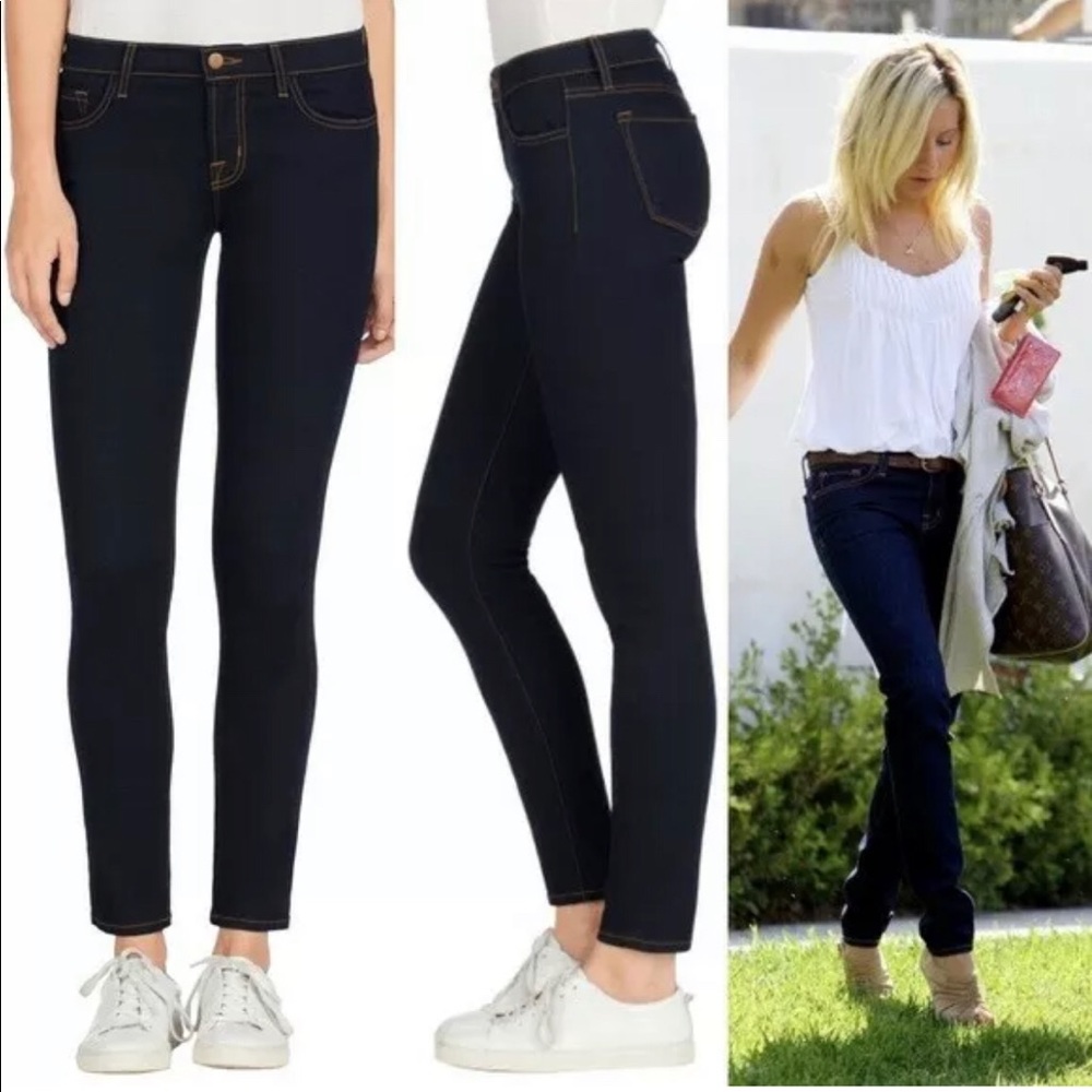 J Brand 811 Skinny Leg Mid Rise Jeans in INK 26